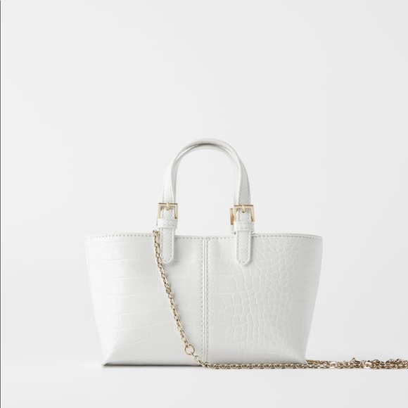 Zara animal embossed mini shopper - Picture 1 of 7